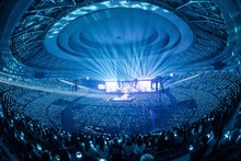 「Stray Kids World Tour ＜dominATE JAPAN＞」京セラドーム大阪公演の様子。（撮影：田中聖太郎）