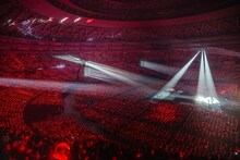 「Stray Kids World Tour ＜dominATE JAPAN＞」京セラドーム大阪公演の様子。（撮影：田中聖太郎）