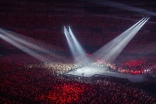 「Stray Kids World Tour ＜dominATE JAPAN＞」京セラドーム大阪公演の様子。（撮影：田中聖太郎）