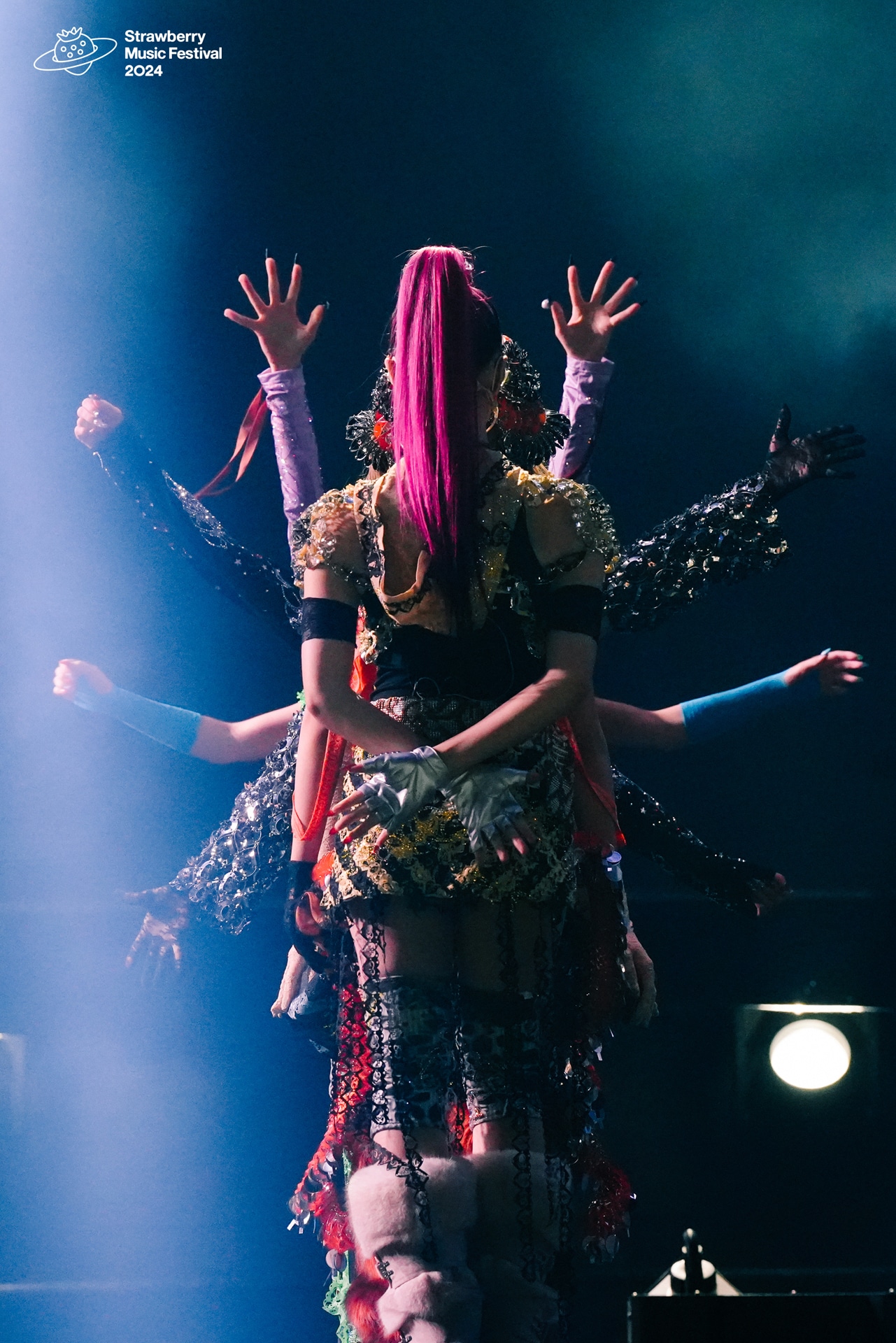 「STRAWBERRY MUSIC FESTIVAL」の様子。