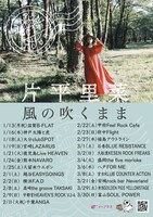 片平里菜「風の吹くままツアー」新規公演告知ビジュアル