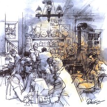 谷村新司「素描」ジャケット