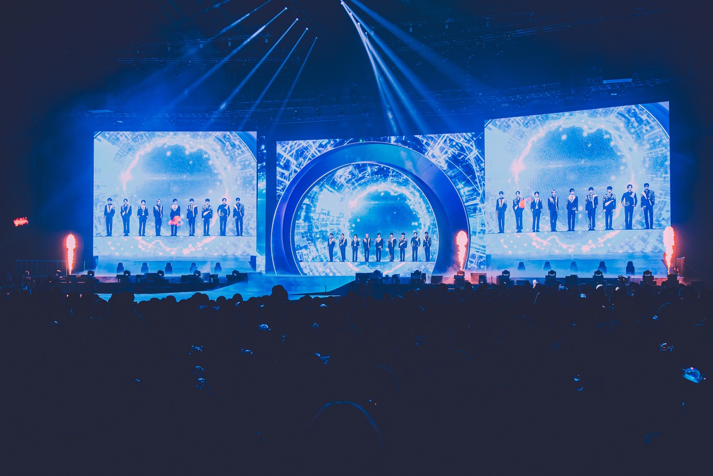 「2024 ZEROBASEONE THE FIRST TOUR『TIMELESS WORLD』IN JAPAN」の様子。（撮影：白石達也 ）(c)WAKEONE / LAPONE ENTERTAINMENT