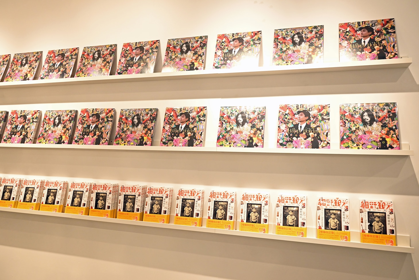 「55th HOSONO HARUOMI POP-UP SHOP」内の様子。