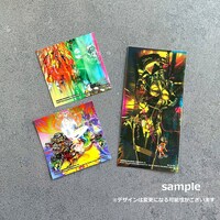 V.A.「攻殻機動隊ビデオゲーム・サウンドトラック MEGATECH BODY. VINYL. LTD.」特典ジャケ写アートステッカー3枚組1セット（Iam8bit japan & asia）