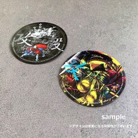V.A.「攻殻機動隊ビデオゲーム・サウンドトラック MEGATECH BODY. PICTURE VINYL. LTD.」特典ピクチャー盤型マグネットステッカー」（Iam8bit japan & asia）※ランダムで1枚配布
