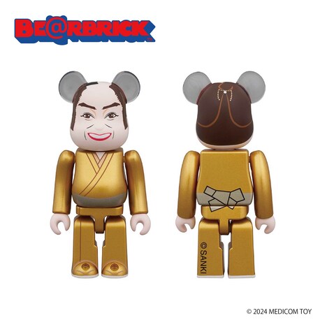 「煌めこうセニョリータ ビバ!マツケン POP-UP SHOP & CAFE in Tree Village」で販売される「BE@RBRICK KEN MATSUDAIRA マツケンサンバ 100%」。
