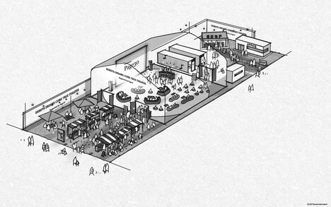 「渋谷 ドリカム シアター supported by Page30」内観イメージスケッチ (c)DCTentertainment