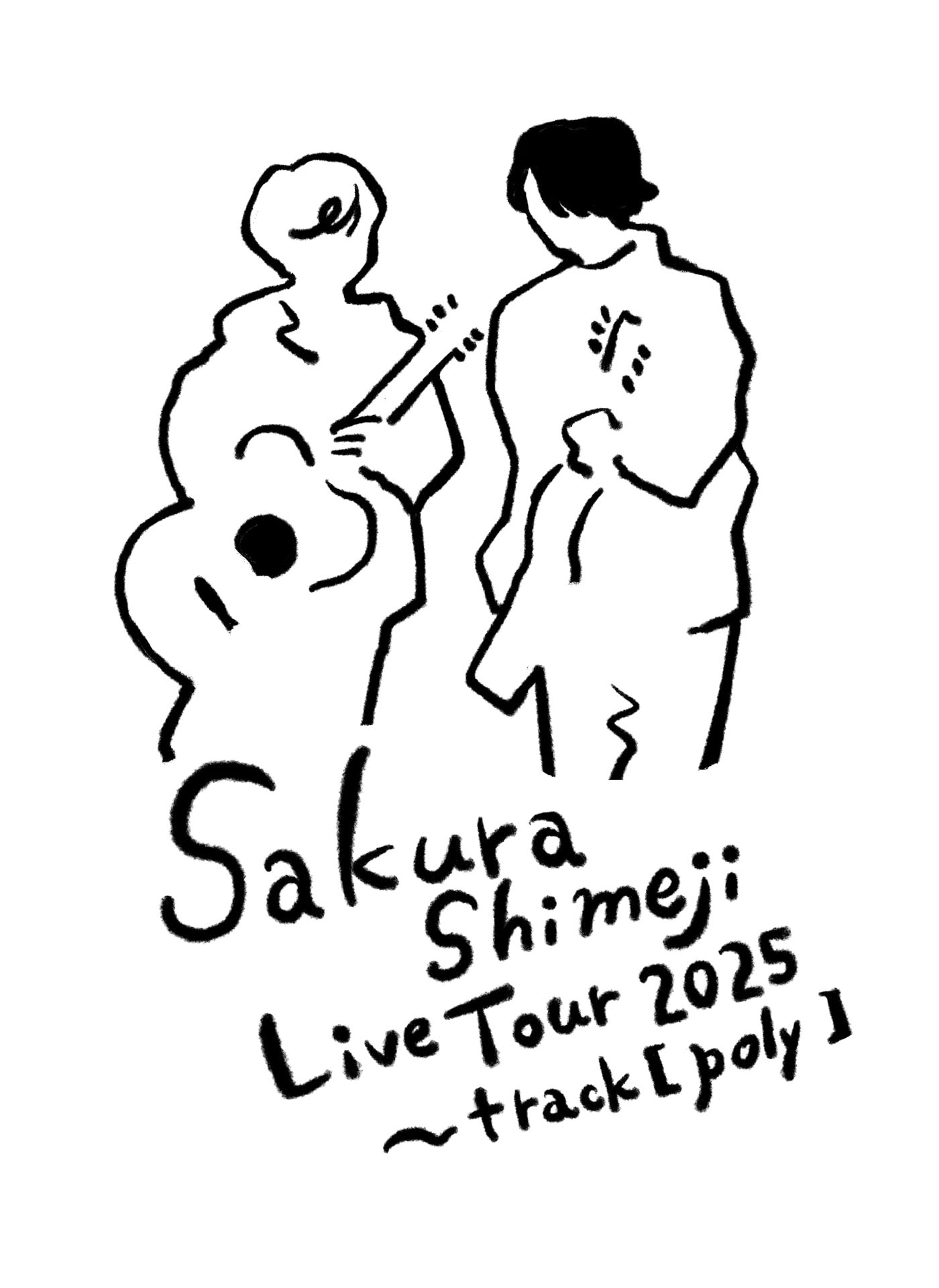 「Sakurashimeji Live Tour 2025 ~track [poly]」ビジュアル