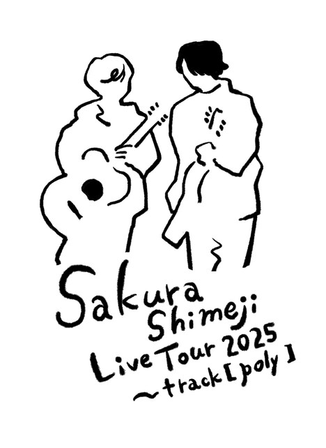 「Sakurashimeji Live Tour 2025 ~track [poly]」ビジュアル