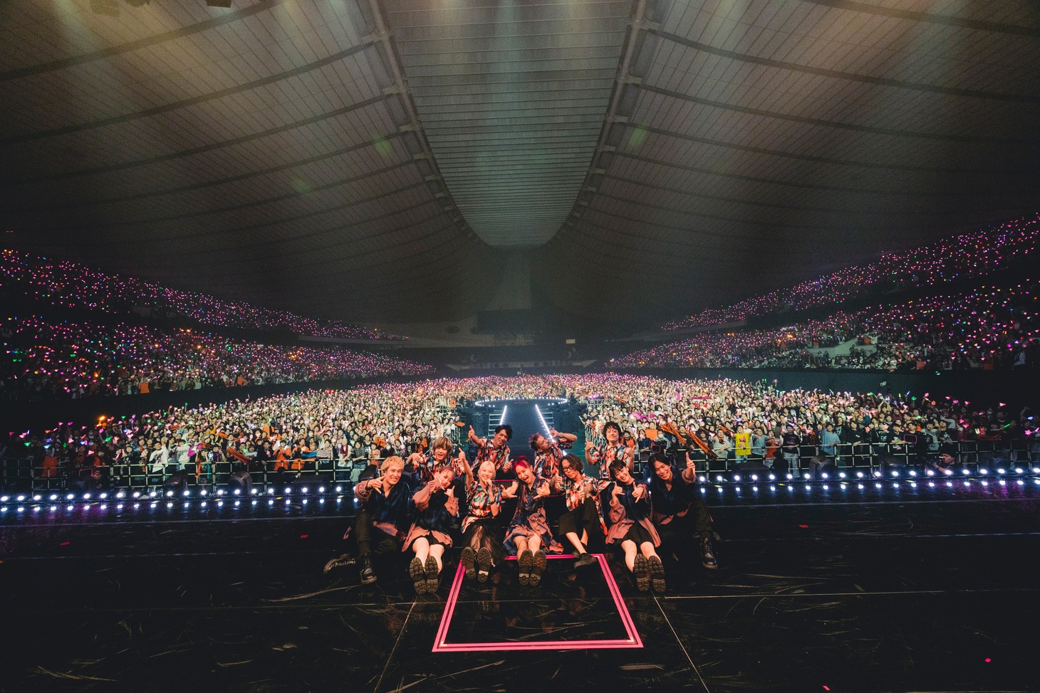 2024年11月30日に国立代々木競技場第一体育館で行われた「LiSA LiVE is Smile Always～COCKTAiL PARTY～」SWEET編の様子。（撮影：平野タカシ）