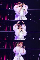 「大好きだよ」をデュエットする小林歌穂と風見和香。