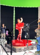 「パルコグランバザール」 CM撮影の様子。