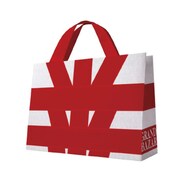 抽選会の景品のショッパー。