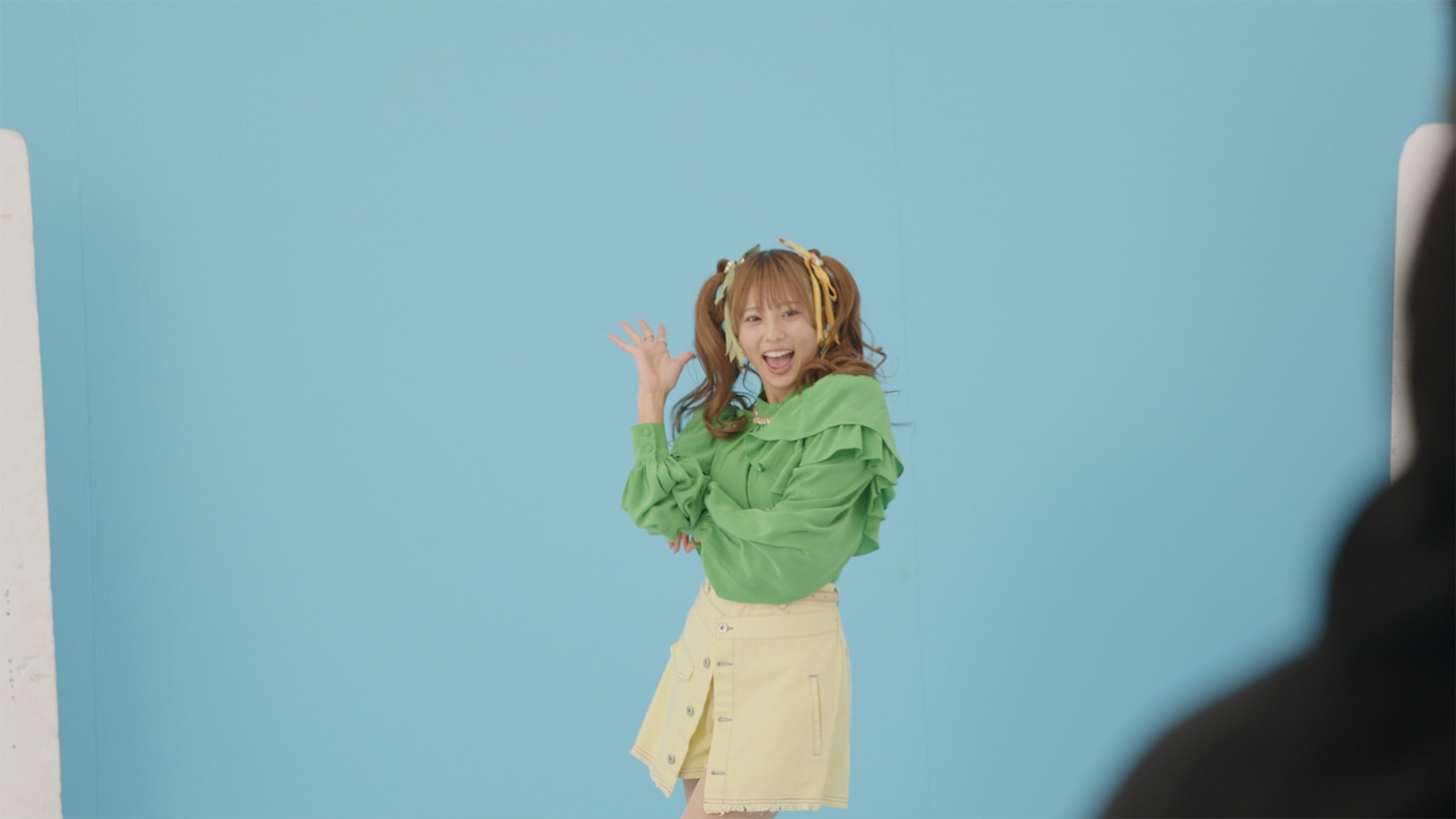 サントリーWeb動画「好きな人と、好きな時に、乾杯。」編の撮影風景。