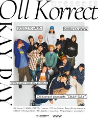 ヒップホップコレクティブOll Korrect、WWWで主催パーティ「OKAY DAY」
