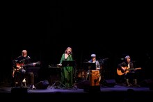 「矢野顕子さとがえるコンサート2024 featuring 小原礼・佐橋佳幸・林立夫」NHKホール公演の様子。（Photo by YUSUKE TAKAMURA）