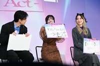 左から櫻井海音、齊藤なぎさ、茅島みずき。