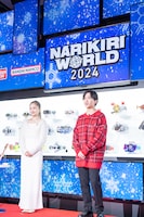 百田夏菜子（ももいろクローバーZ）と鈴木福。