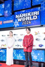 百田夏菜子（ももいろクローバーZ）と鈴木福。