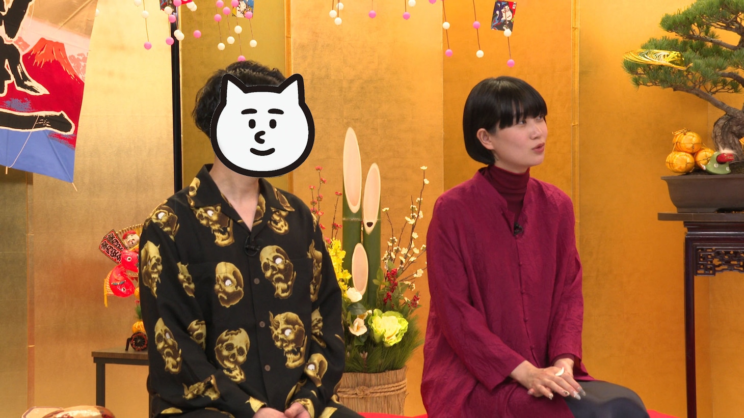 左から麻布競馬場、山中瑶子。（写真提供：NHK）