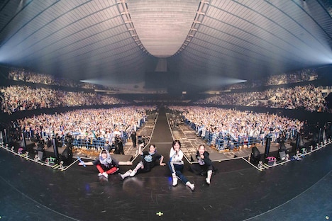 新しい学校のリーダーズ「NIPPON Calling Tour 2024」東京・国立代々木競技場第一体育館公演の様子。（撮影：マッサン）