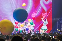 割れた風船に驚く#ババババンビ。