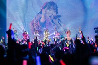 7色のペンライトが光るフロア。