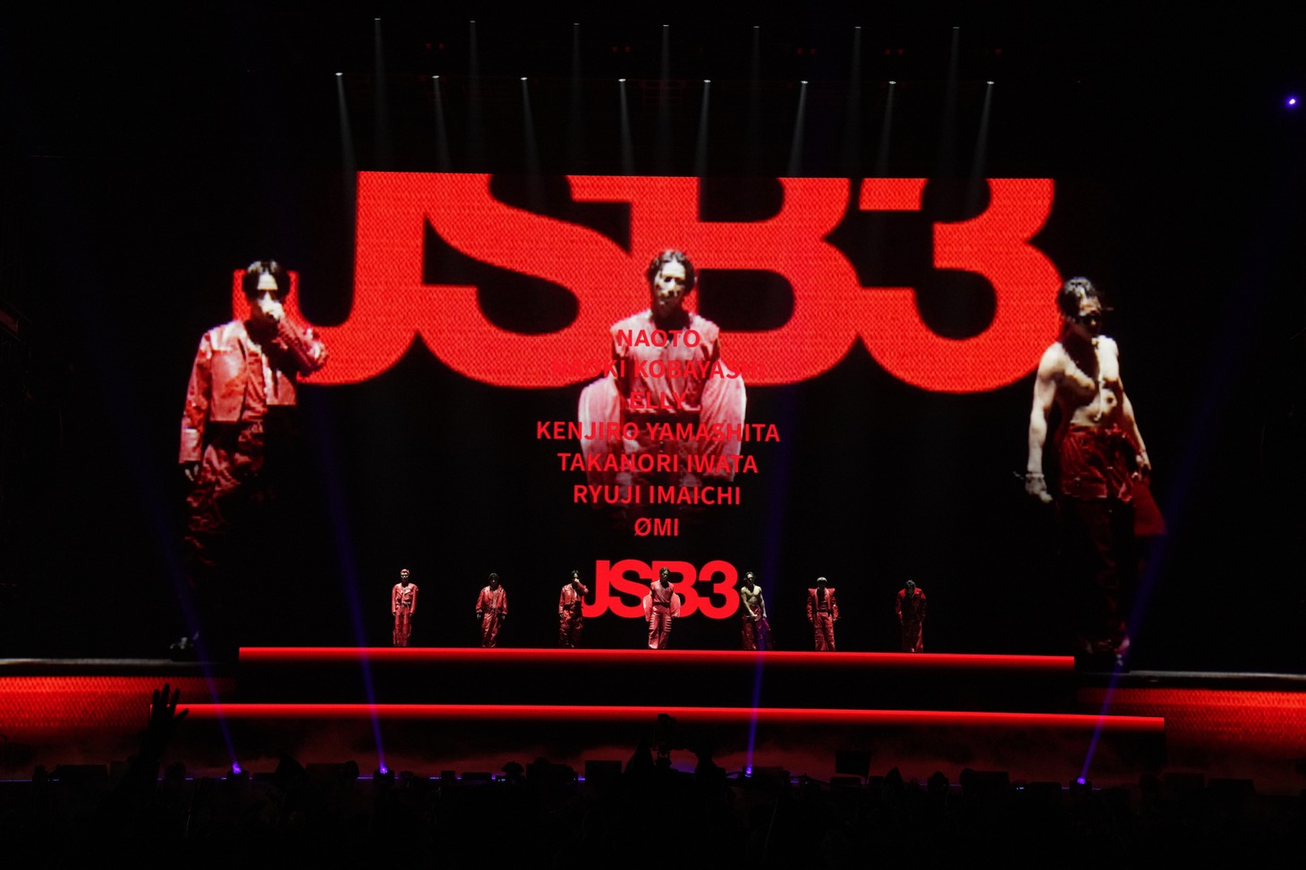 「三代目 J SOUL BROTHERS LIVE TOUR 2024 "ECHOES OF DUALITY"」京セラドーム大阪公演の様子。（写真提供：LDH JAPAN）