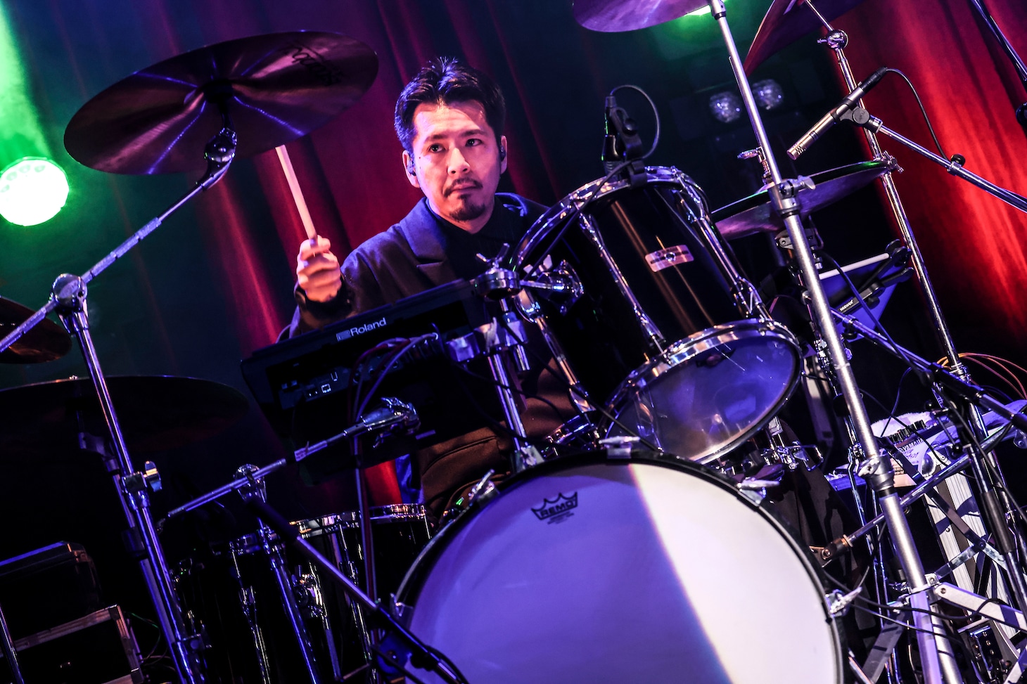 ビートさとし（Dr）（撮影：森好弘）