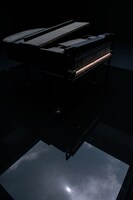 「坂本龍一｜音を視る 時を聴く」東京都現代美術館、2024年　坂本龍一 with 高谷史郎《IS YOUR TIME》2017/2024 ©2024 KAB Inc. 撮影：福永一夫