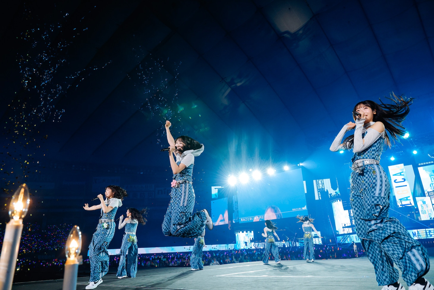 日向坂46「Happy Magical Tour 2024」東京ドーム公演の様子。（撮影：上山陽介）