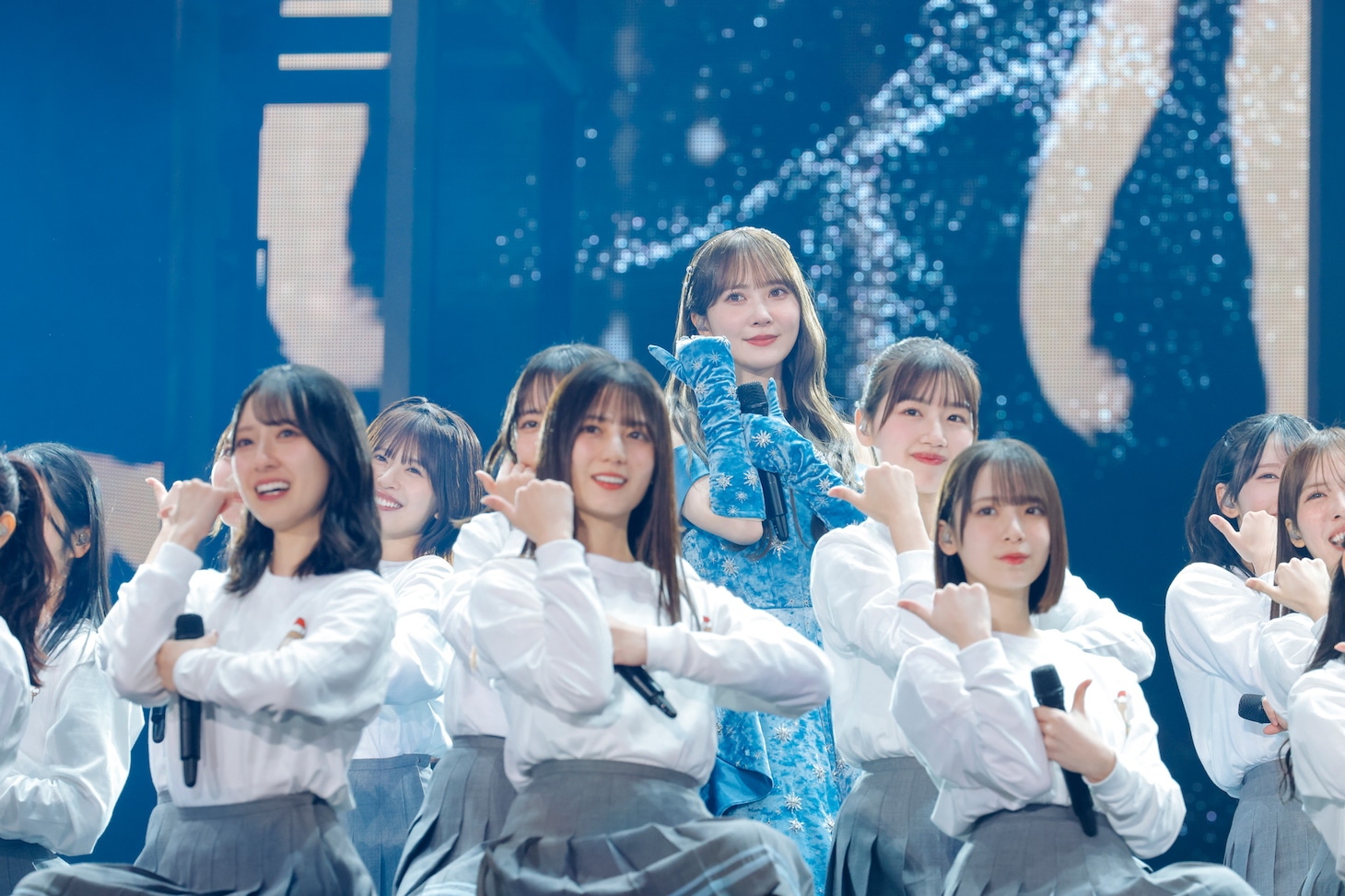 日向坂46「Happy Magical Tour 2024」東京ドーム公演の様子。（撮影：上山陽介）