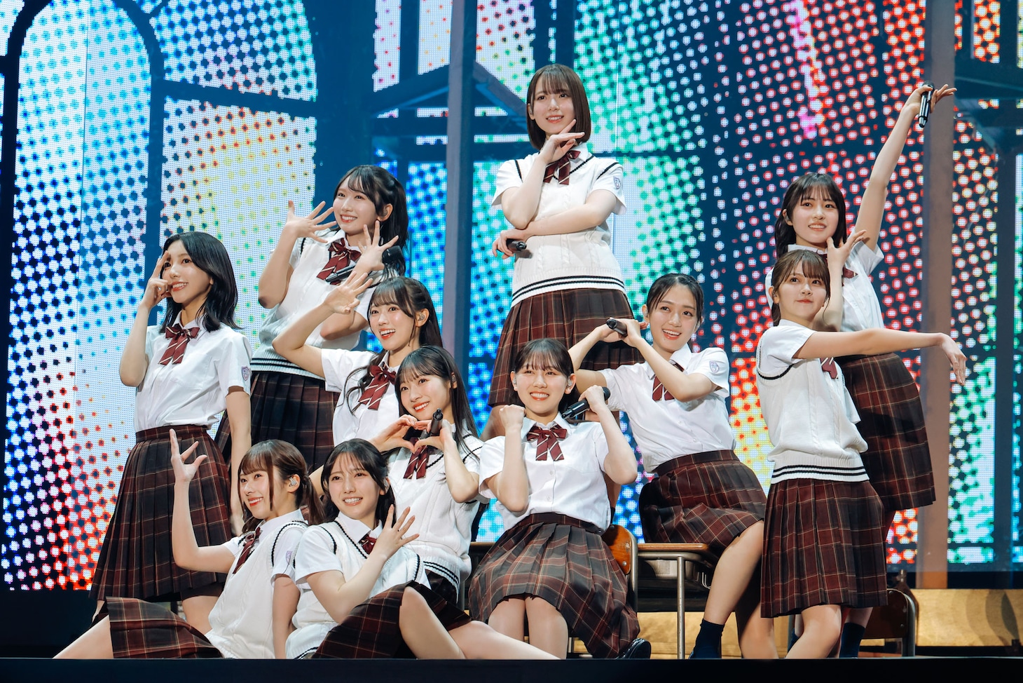 日向坂46「Happy Magical Tour 2024」東京ドーム公演の様子。（撮影：上山陽介）