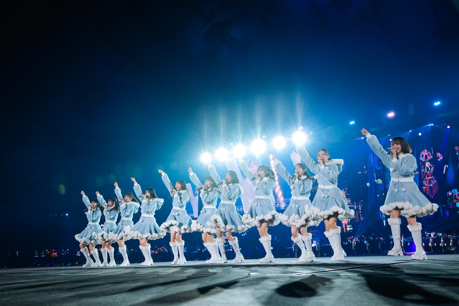 日向坂46「Happy Magical Tour 2024」東京ドーム公演の様子。（撮影：上山陽介）