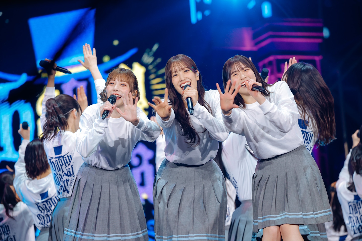 日向坂46「Happy Magical Tour 2024」東京ドーム公演の様子。（撮影：上山陽介）