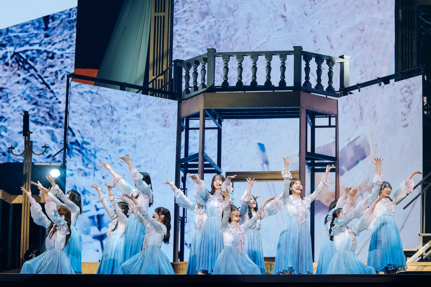 日向坂46「Happy Magical Tour 2024」東京ドーム公演の様子。（撮影：上山陽介）