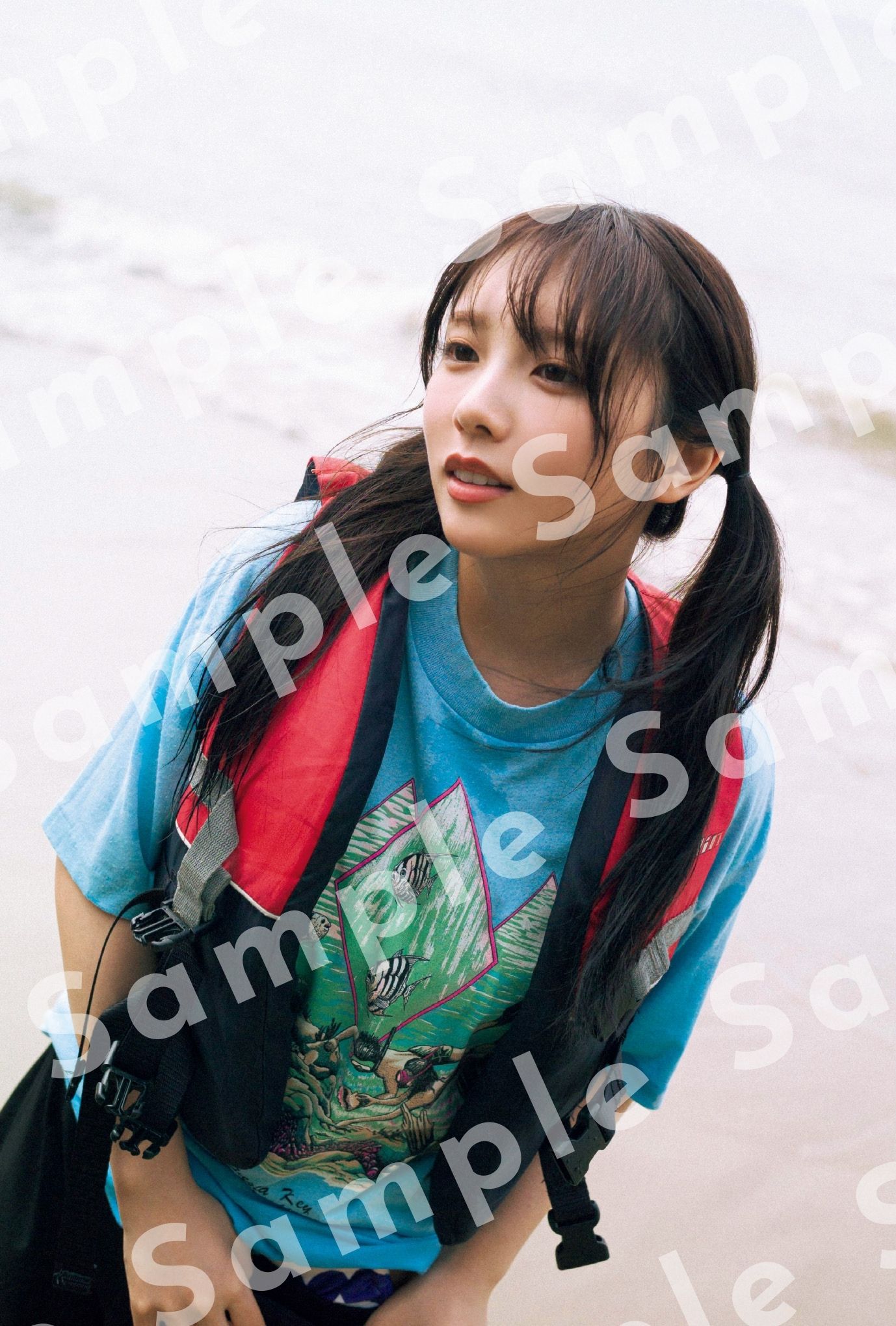 与田祐希（乃木坂46）3rd写真集「ヨーダ」三省堂書店特典ポストカード（撮影：細居幸次郎）