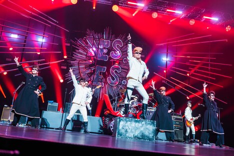 氣志團のライブの様子。（撮影：曽我美芽）