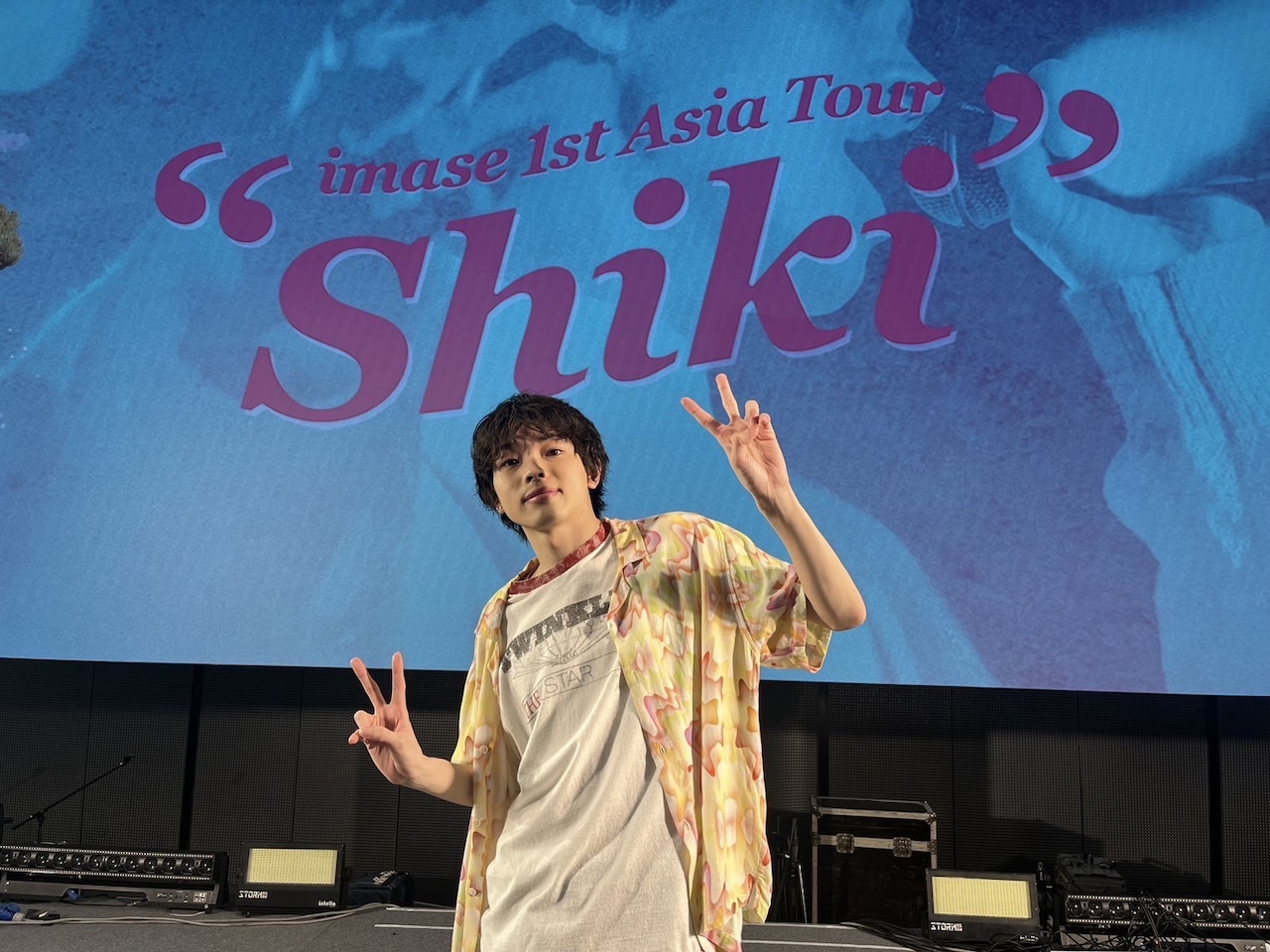 6月にタイ・バンコク KBank Siam Pic-Ganeshaで行われた「imase 1st Asia Tour "Shiki"」初日公演にて。