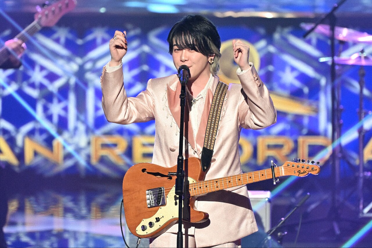 大森元貴（Vo, G） ©TBS - Mrs. GREEN APPLEが「日本レコード大賞」2年