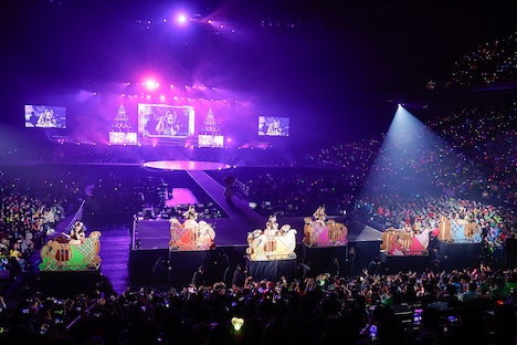 「行くぜ！超ときめき♡宣伝部 at さいたまスーパーアリーナ ～超ときめきクリスマス～」の様子。