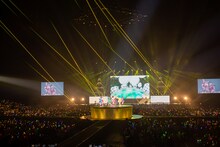 「行くぜ！超ときめき♡宣伝部 at さいたまスーパーアリーナ ～超ときめきクリスマス～」の様子。