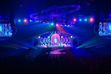 PerfumeのぴあアリーナMM公演の様子。（撮影：高橋榛名）