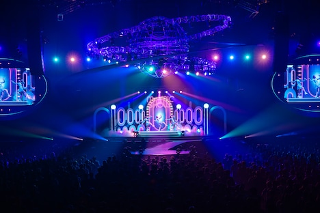 PerfumeのぴあアリーナMM公演の様子。（撮影：高橋榛名）