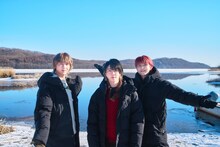 北海道川上郡標茶町へ向かうMrs. GREEN APPLE。 ©TBS