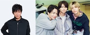 木村拓哉(左)とtimelesz(右)。
