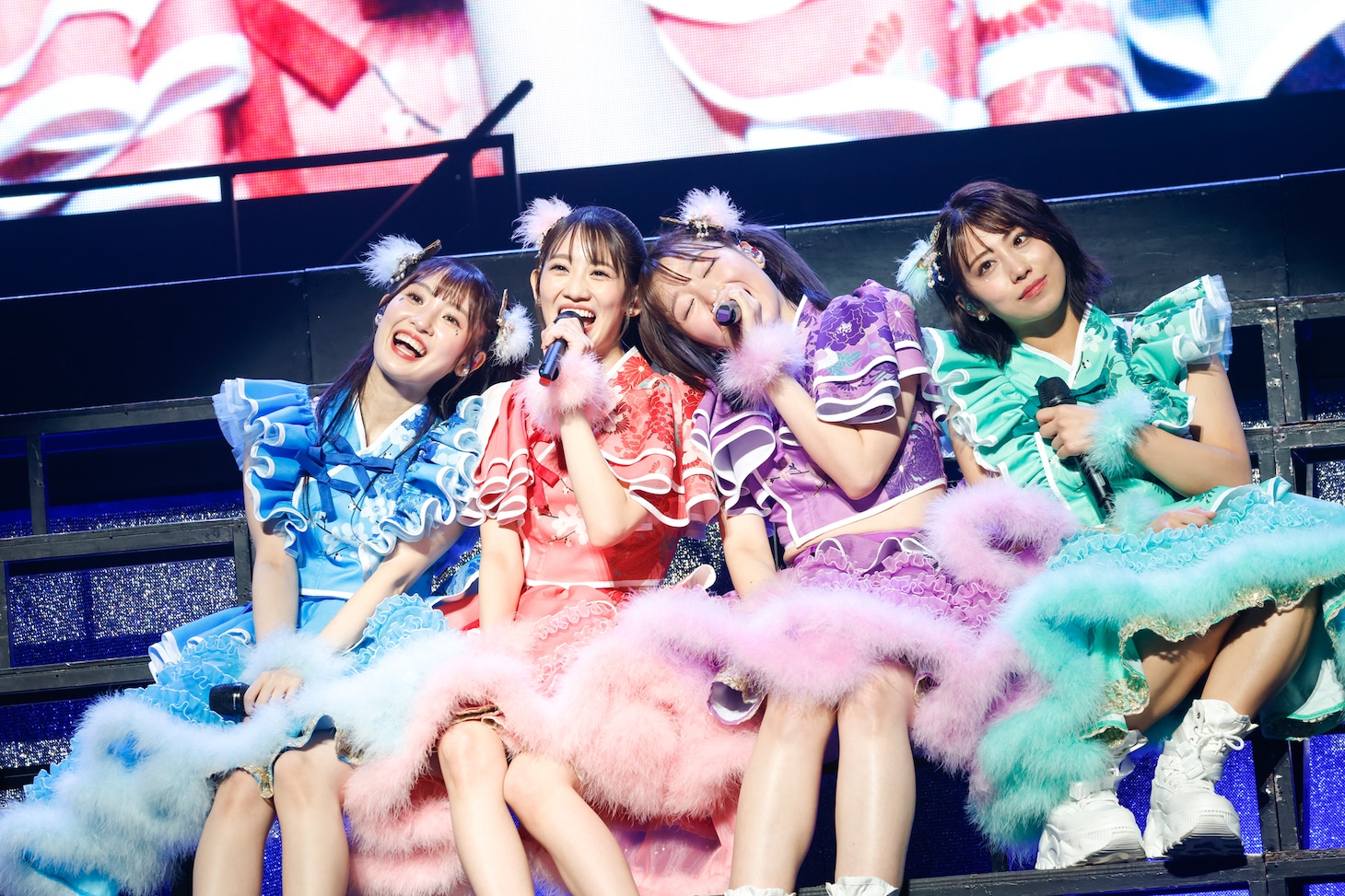 TEAM SHACHI「決戦の鯱詣2025 ～ポジティブ・エキサイティング・ソウル・ライブ」の様子。（撮影：笹森健一）