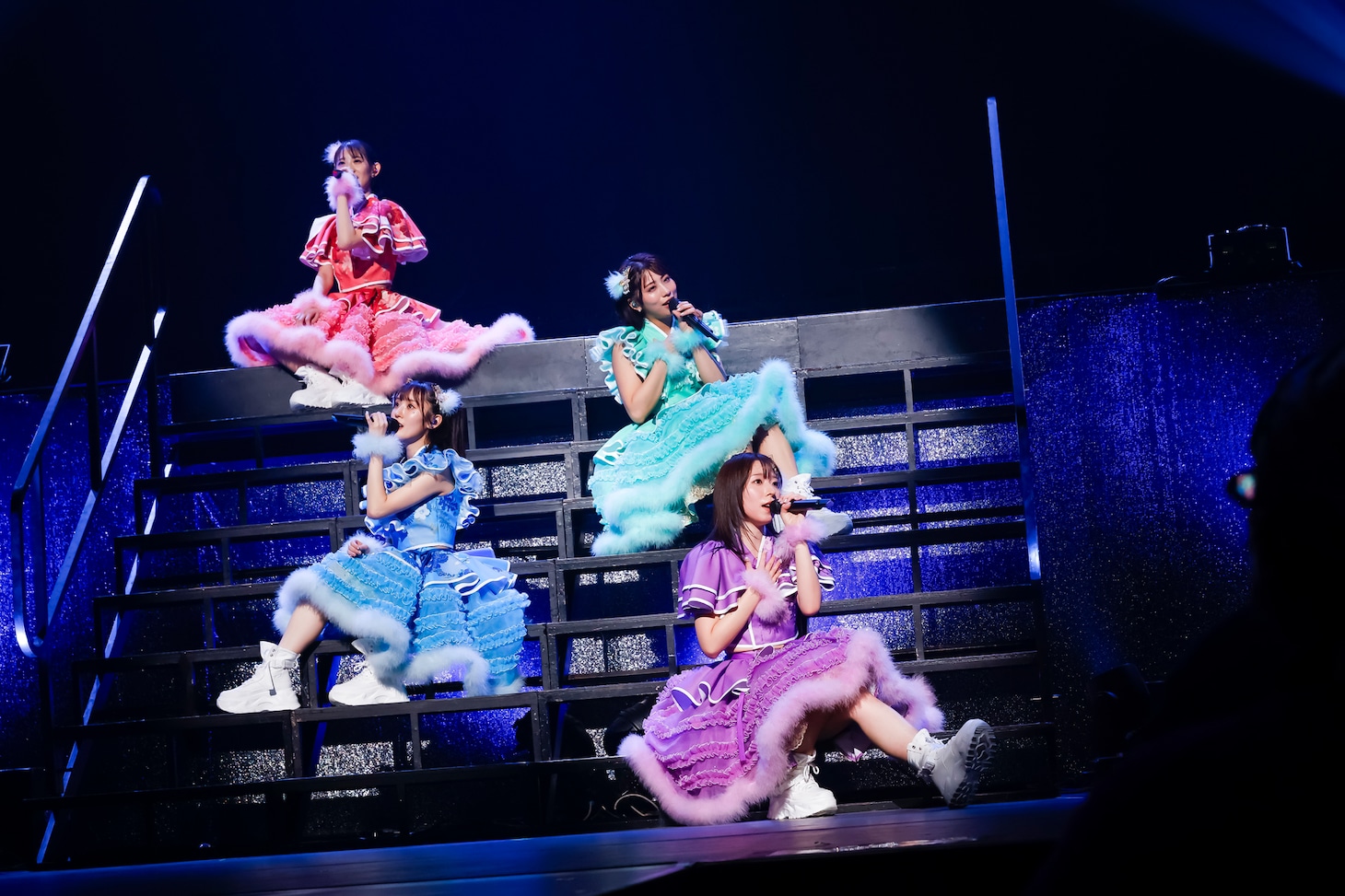 TEAM SHACHI「決戦の鯱詣2025 ～ポジティブ・エキサイティング・ソウル・ライブ」の様子。（撮影：笹森健一）