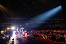 TEAM SHACHI「決戦の鯱詣2025 ～ポジティブ・エキサイティング・ソウル・ライブ」の様子。（撮影：笹森健一）